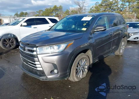 2019 Toyota Highlander Xle from USA, damaged, VIN 5TDJZRFHXKS587030